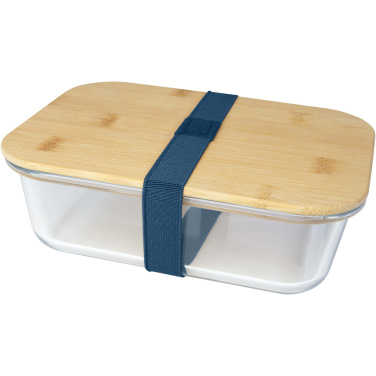 Logotrade advertising products photo of: Roby glass lunch box with bamboo lid