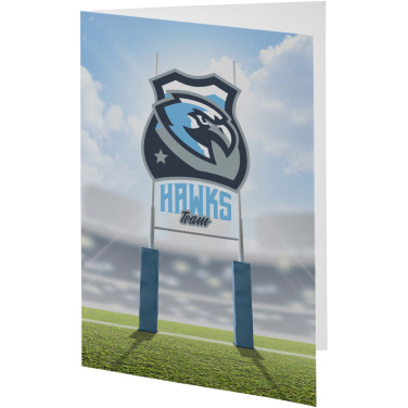 Logo trade advertising products image of: Herald A5 greeting card
