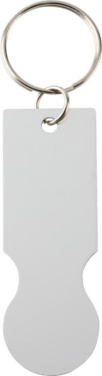 Logo trade advertising products image of: Rhea shopping cart keyring