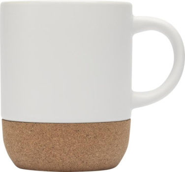 Logotrade promotional merchandise photo of: Billie 300 ml ceramic mug with cork details and matt finish