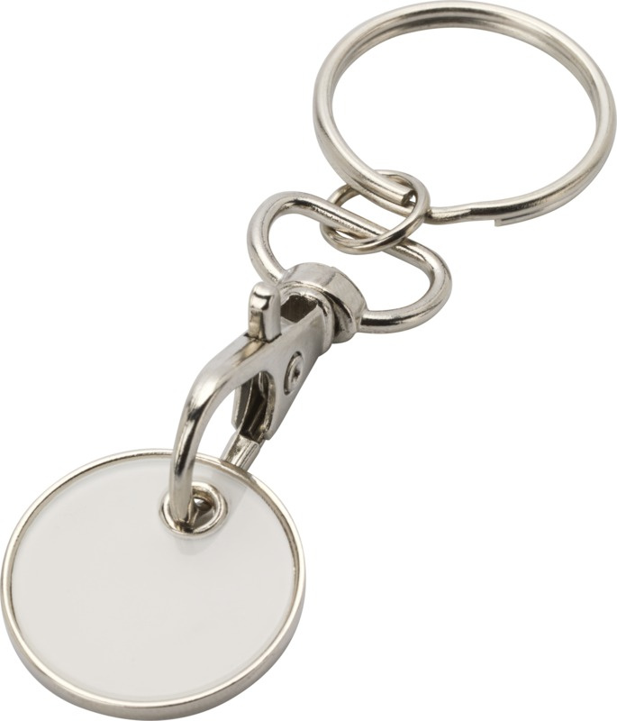Logotrade promotional gift picture of: Rory keyring with trolley coin