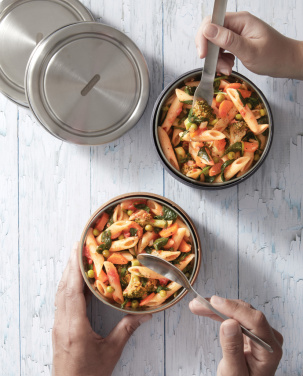 Logo trade promotional merchandise picture of: Black+Blum Glass Lunch Bowl 750ml