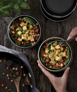 Logo trade advertising products picture of: Black+Blum Glass Lunch Bowl 750ml