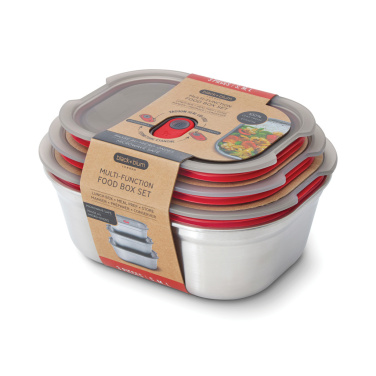 Logotrade advertising product image of: Black+Blum Mealprep Box 3pcs Set Small, Medium, Large