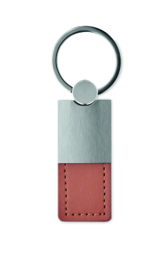 Logotrade corporate gift image of: PU and metal key ring Helsinki