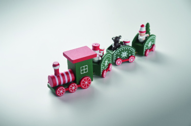 Logo trade corporate gift photo of: Wooden Christmas train