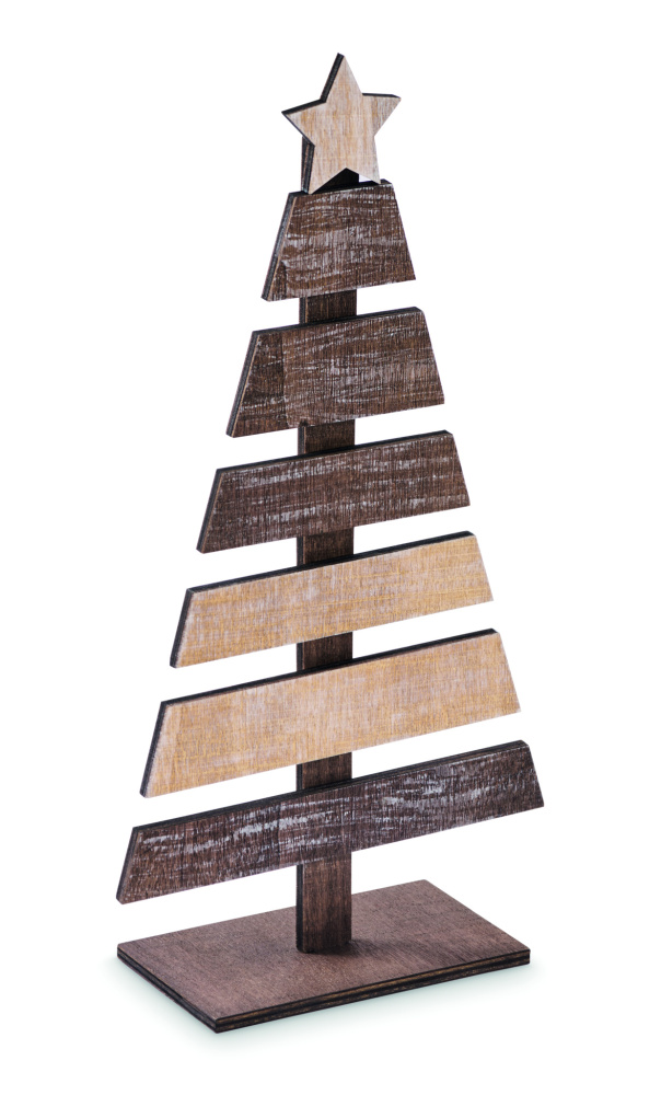 Logo trade corporate gifts picture of: Wooden Christmas tree