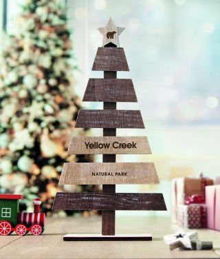Logo trade corporate gift photo of: Wooden Christmas tree