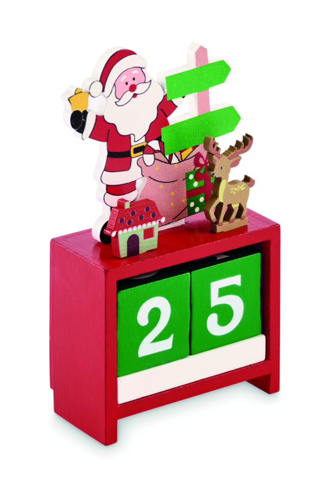Logo trade promotional merchandise image of: Christmas countdown calendar