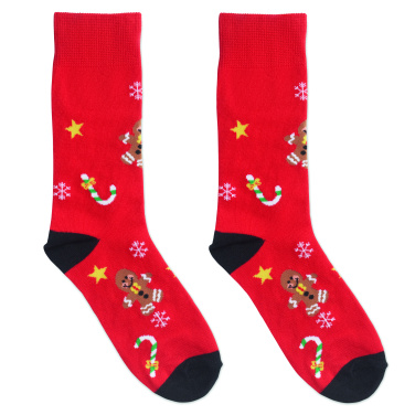 Logo trade promotional item photo of: Pair of Christmas socks L