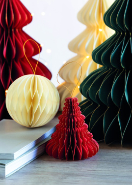 Logo trade promotional items picture of: Christmas paper tree hanger