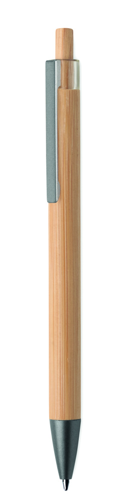 Logotrade promotional merchandise photo of: Push button bamboo pen