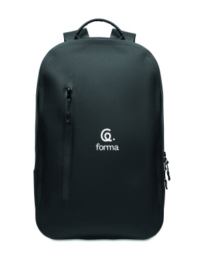 Logo trade promotional products image of: 300D RPET computer backpack