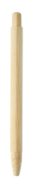Logo trade promotional items picture of: Bamboo automatic ball pen