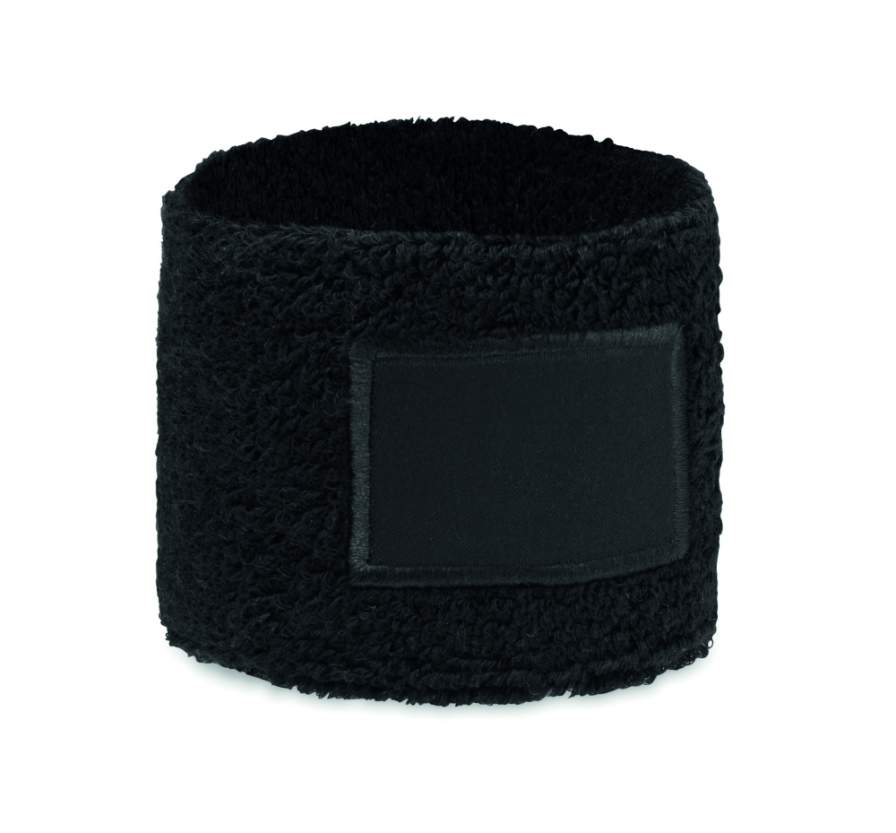 Logo trade promotional merchandise picture of: Wristband in polycotton