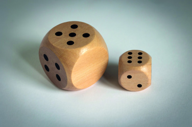 Logotrade promotional merchandise image of: Schima wooden dice 3cm dia