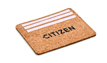 Logo trade promotional gifts picture of: Cork cardholder with RFID