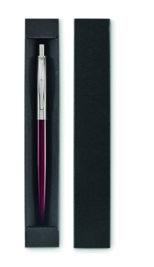 Logo trade corporate gift photo of: Push button pen in box