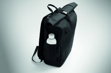 Logo trade promotional giveaway photo of: Rolltop laptop rucksack 600D