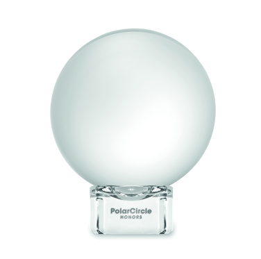 Logo trade promotional merchandise picture of: Glass round award