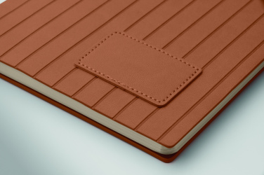 Logotrade promotional product picture of: A5 notebook in smokey PU
