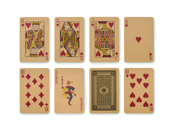 Logo trade advertising product photo of: Domino and cards set