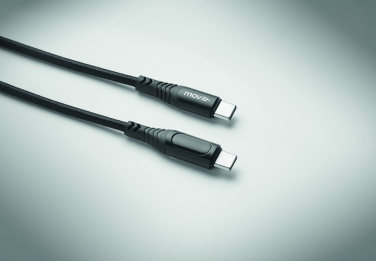 Logo trade promotional giveaway photo of: 100W charging cable type-C