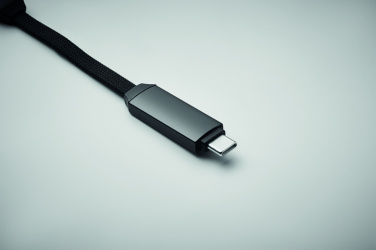 Logo trade promotional merchandise image of: 60W charging cable keyring