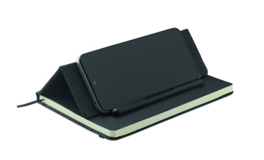 Logotrade promotional gift picture of: A5 notebook with phone holder