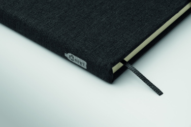 Logo trade promotional items image of: A5 notebook with phone holder