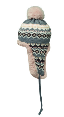 Logotrade advertising product picture of: Knitted beanie with ear flap