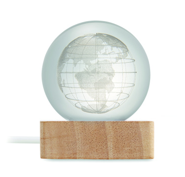 Logotrade promotional item image of: LED globe glass ball