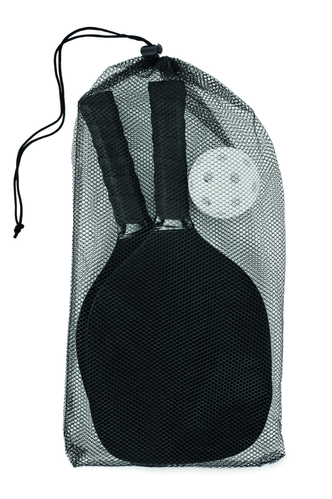 Logo trade promotional giveaways picture of: Pickle ball paddle set