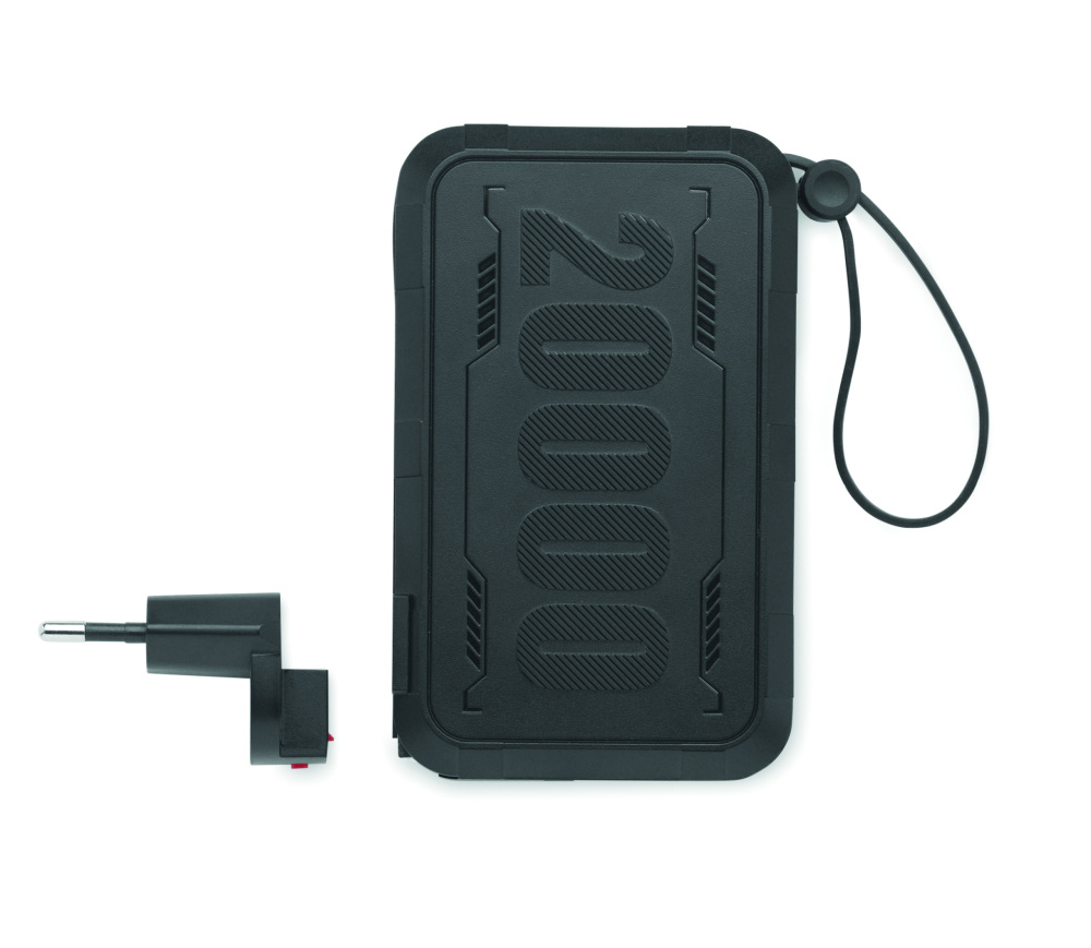 Logotrade promotional product image of: Power bank 20000 mAh in ABS