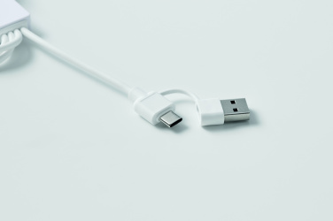 Logo trade promotional product photo of: 2 in 1 charging cable type-C