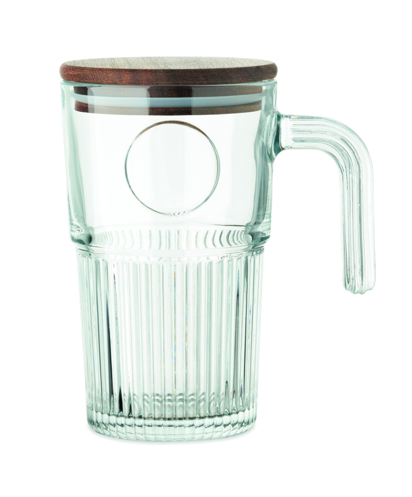 Logotrade promotional item picture of: Glass mug 450ml