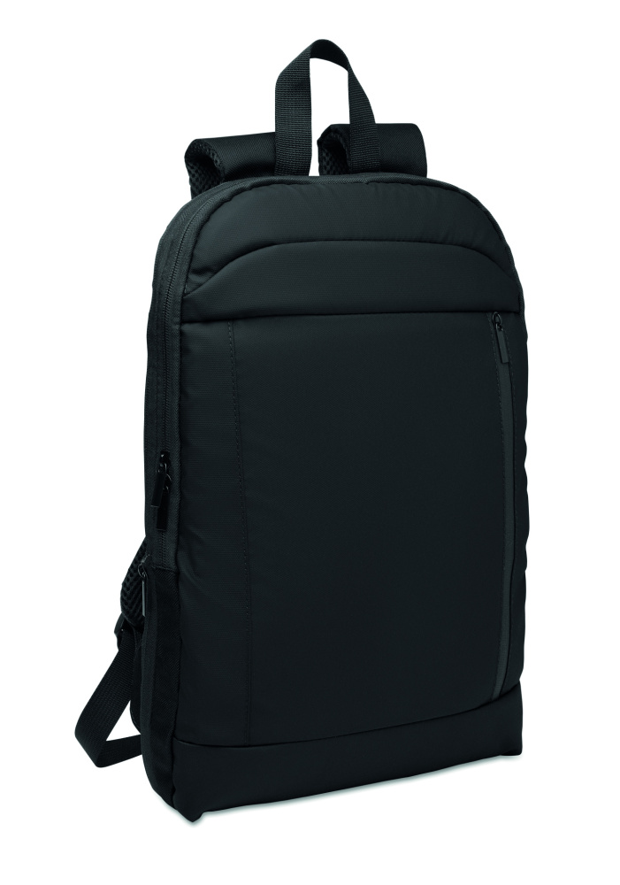 Logo trade business gifts image of: Expandable 600D RPET backpack
