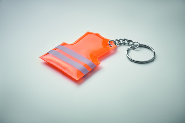 Logo trade advertising products picture of: Key ring with reflecting vest Jekabpils