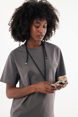 Logo trade promotional products image of: CarryLoop RCS recycled PET adjustable phone holder lanyard