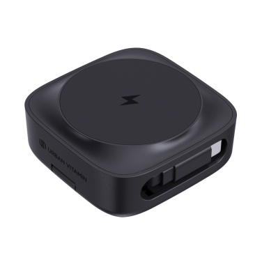 Logo trade corporate gift photo of: Urban Vitamin Goleta 2-in-1 15W magnetic wireless charger