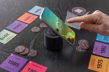 Logotrade corporate gifts photo of: Magpulse RCS recycled plastic 3W speaker w/magnetic holder