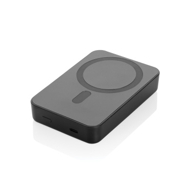 Logo trade corporate gifts picture of: Amporia RCS recycled plastic 10.000mAh magnetic powerbank