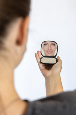 Logo trade promotional items picture of: Reflecta RCS recycled plastic make-up mirror