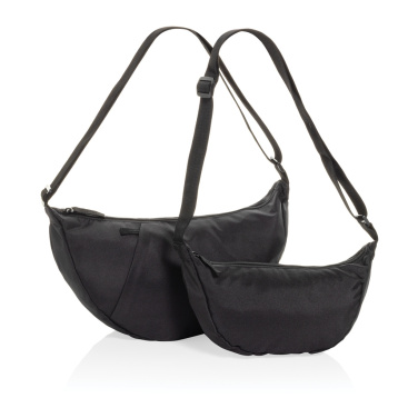 Logo trade promotional gifts picture of: Crescent XL AWARE™ RPET half moon sling bag