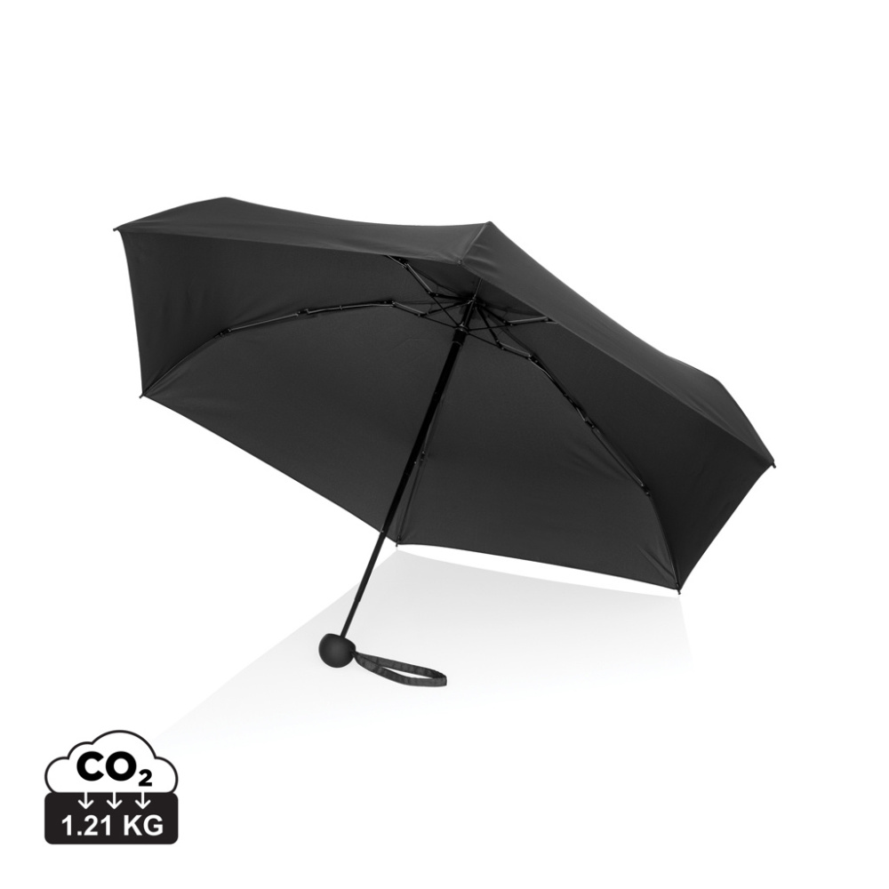 Logotrade corporate gifts photo of: 19.5" Aware™ RPET super mini manual 190T Pongee umbrella