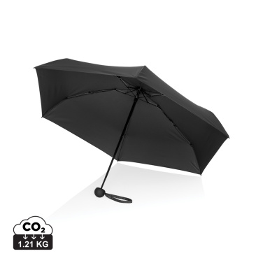 Logo trade business gifts image of: 19.5" Aware™ RPET super mini manual 190T Pongee umbrella