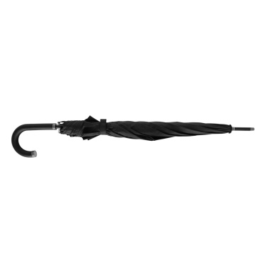 Logotrade advertising products photo of: Swiss Peak Vero Aware™ RPET 25” umbrella w luxe handle