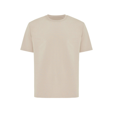 Logo trade promotional merchandise image of: IQONIQ Nikko heavyweight recycled cotton t-shirt