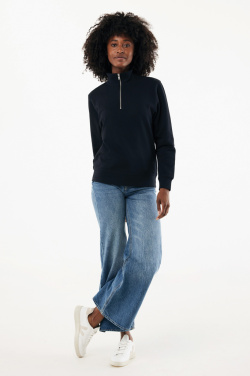 Logo trade promotional gifts image of: IQONIQ Elgon recycled cotton quarter zip sweater