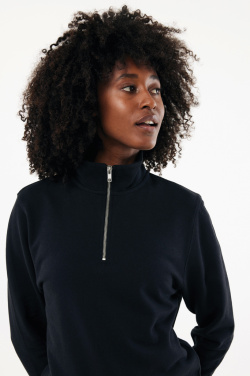 Logotrade promotional gift picture of: IQONIQ Elgon recycled cotton quarter zip sweater